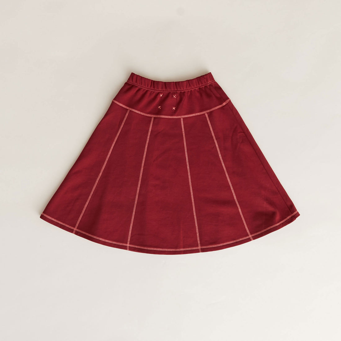 Hey Kid Exposed Stitched Skirt
