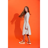 Hey Kid Grey Washed Seam Dress