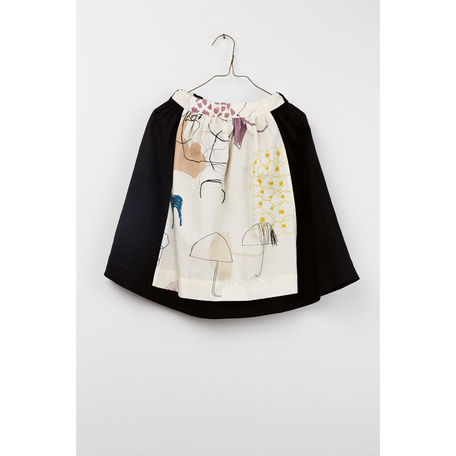 Hilda.Henri Nostalgic Print Apron Skirt