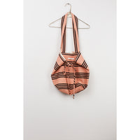 Hilda.Henri Salmon Tea Stripes Bag