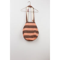 Hilda.Henri Salmon Tea Stripes Bag