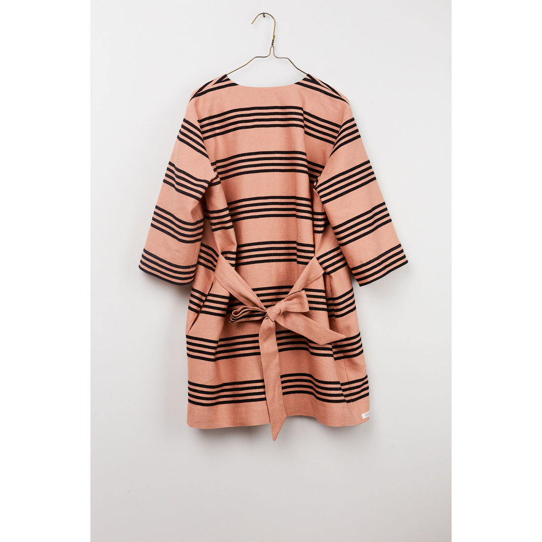 Hilda.Henri Salmon Tea Stripes Alizee Coat