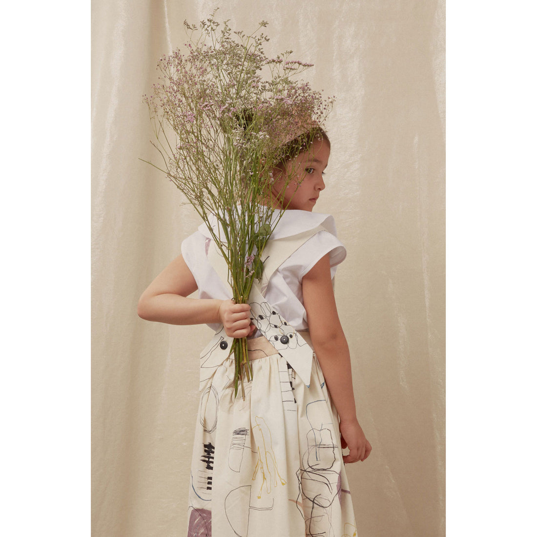 Hilda.Henri Nostalgic Print Giuseppina Dress