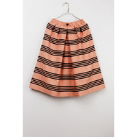 Hilda.Henri Salmon Tea Stripes Sophia Skirt