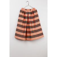 Hilda.Henri Salmon Tea Stripes Sophia Skirt