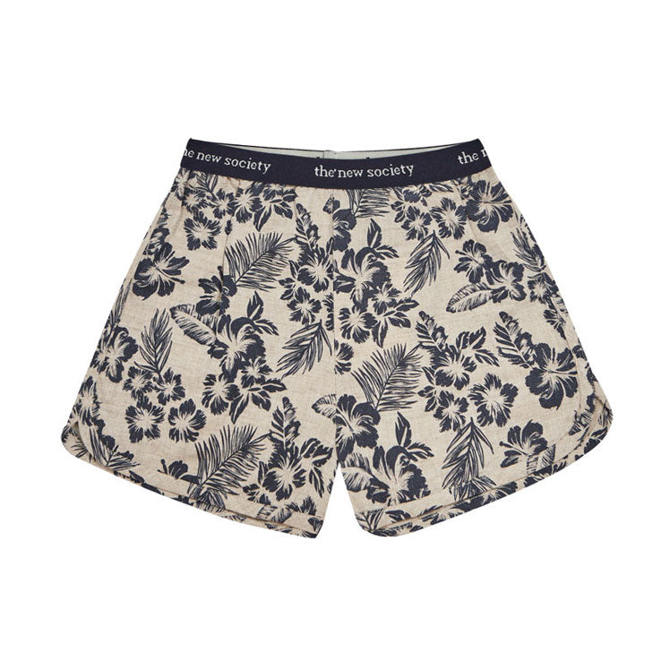 The New Society  Hibiscus Girl Print Hibiscus Girl Short