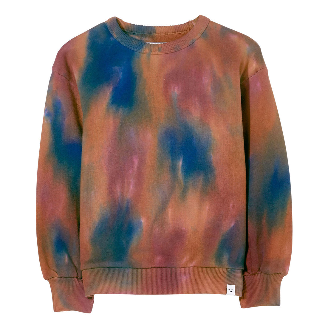 Finger in the Nose Tobacco Tie Dye Crew Neck Sweatshirt