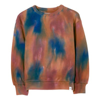 Finger in the Nose Tobacco Tie Dye Crew Neck Sweatshirt