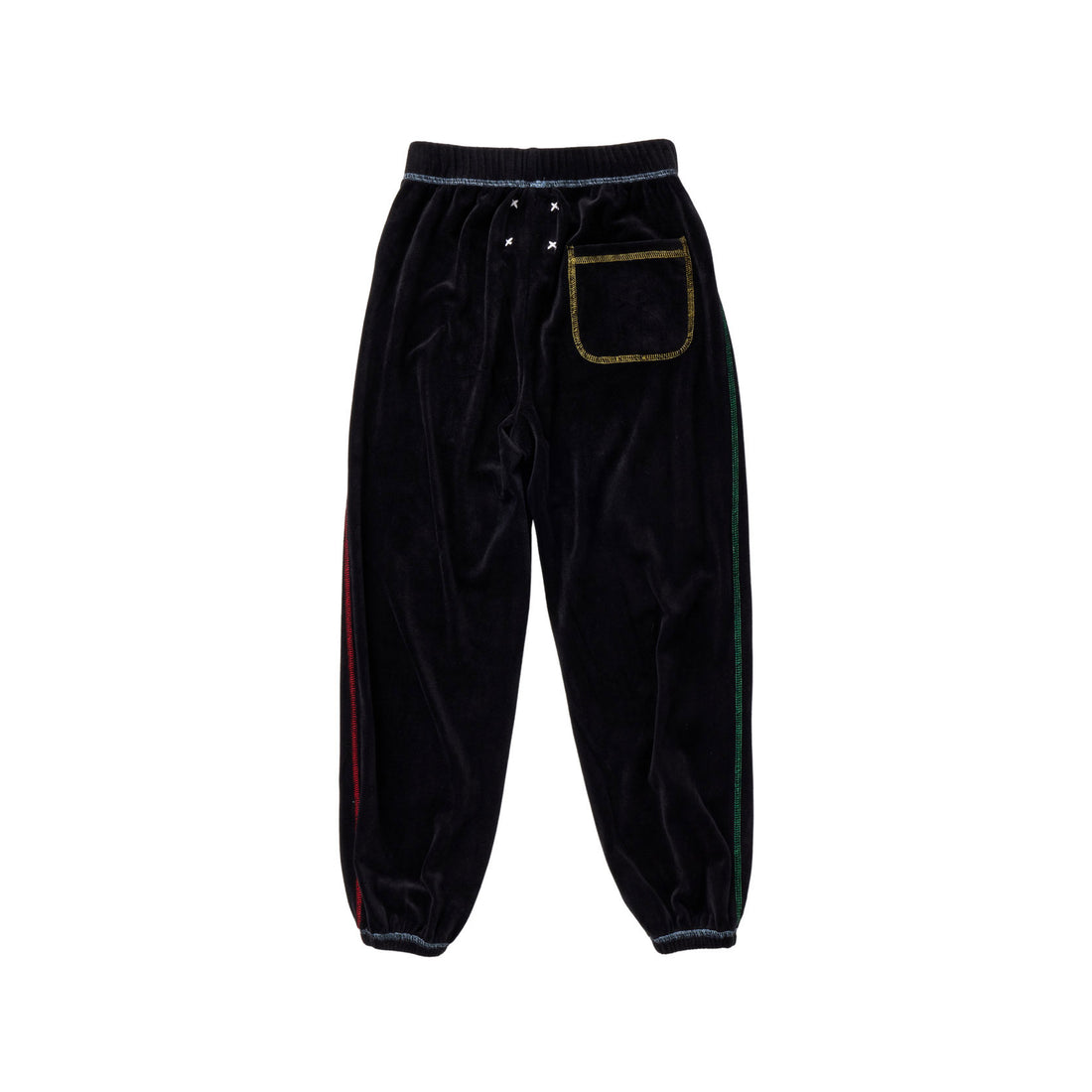 Hey Kid Embroidered Velour Pants
