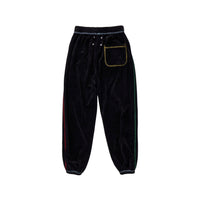 Hey Kid Embroidered Velour Pants