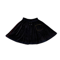 Hey Kid Embroidered Velour Skirt