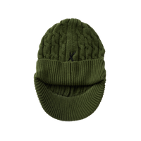 Hey Kid Green Knit Visor Hat