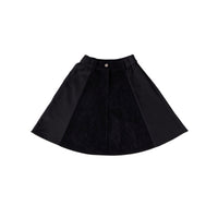 Hey Kid Corduroy and Cotton Black Skirt