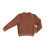 Hey Kid Tan Waffle Knit Top