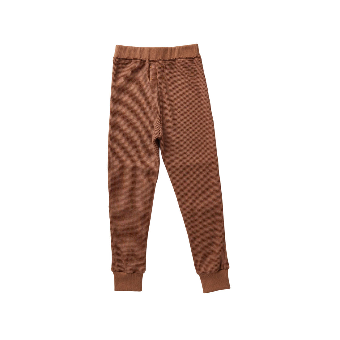 Hey Kid Tan Waffle Knit Paneled Pants
