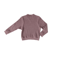 Hey Kid Lavender Waffle Knit Top