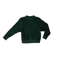 Hey Kid Green Waffle Knit Top