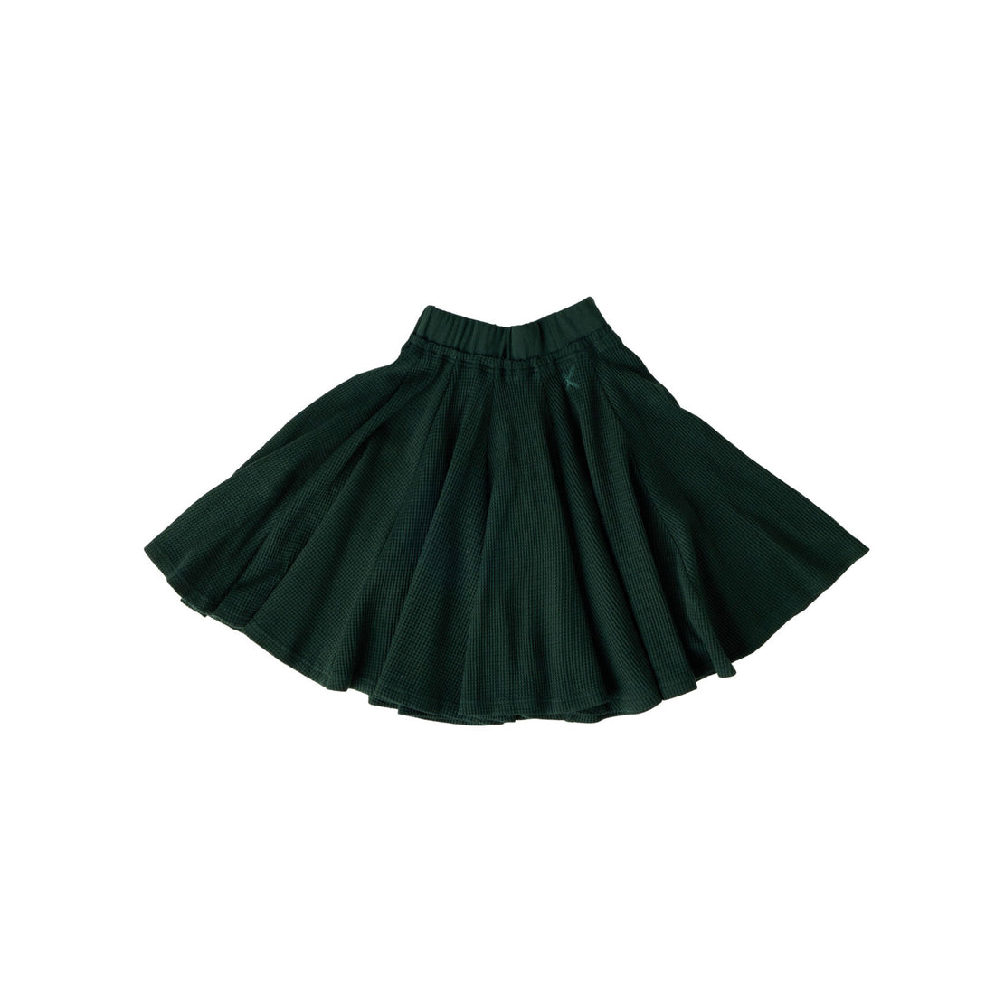 Hey Kid Green Waffle Knit Skirt
