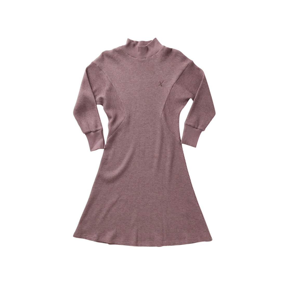 Hey Kid Lavender Waffle Knit Dress