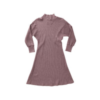 Hey Kid Lavender Waffle Knit Dress