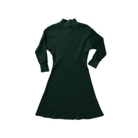 Hey Kid Green Waffle Knit Dress