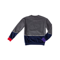 Hey Kid Split Fabric Top with Mismatched Cuffs