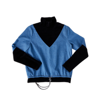 Hey Kid Denim and Corduroy Top with Pocket Detail