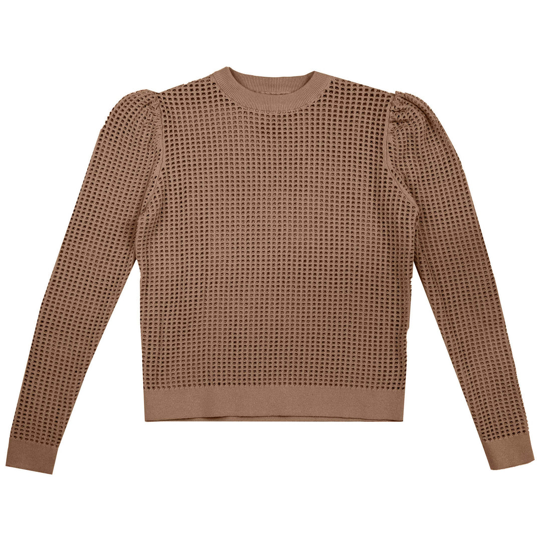 HEV Nougat Mesh Textured Knit