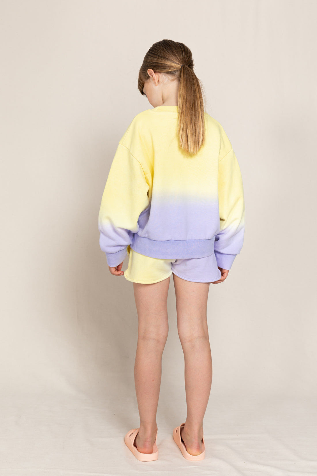 Finger in the Nose Holiday Lila Dip Dye Mini Shorts