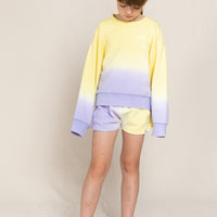 Finger in the Nose Holiday Lila Dip Dye Mini Shorts