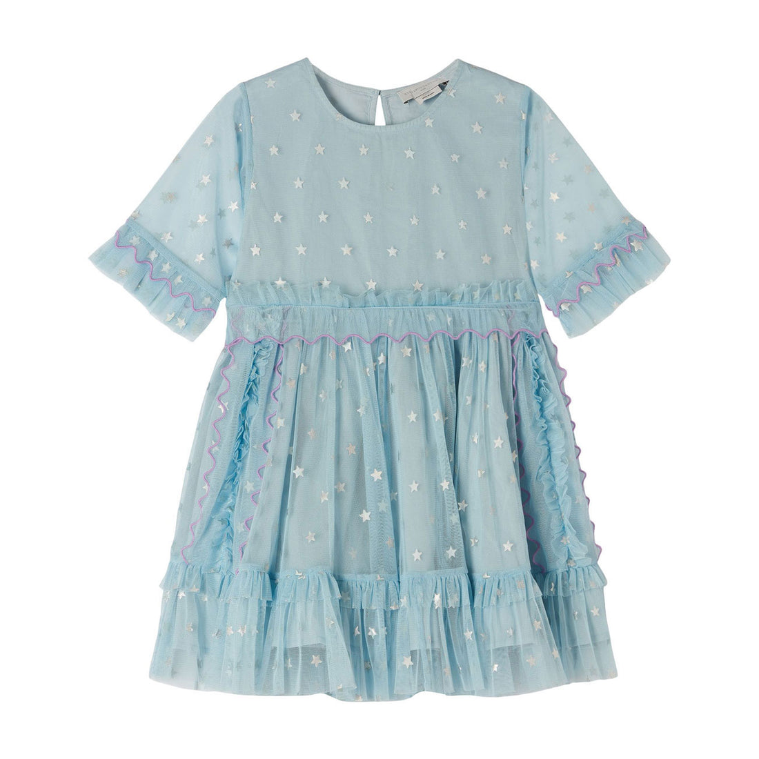 Stella McCartney Holographic Stars Tulle Dress