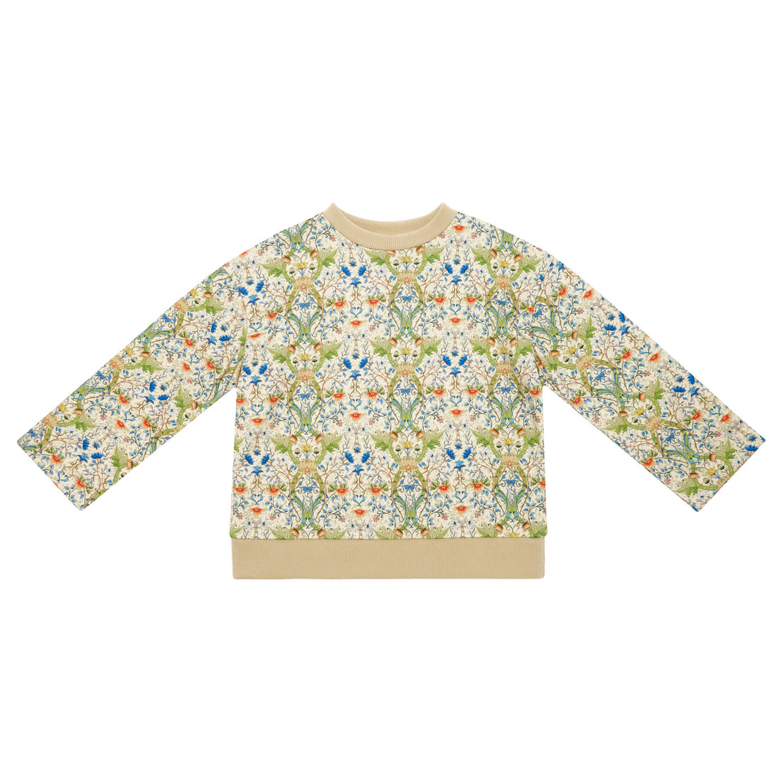 The Middle Daughter Arts and Crafts Floral Homey Sweatshirt