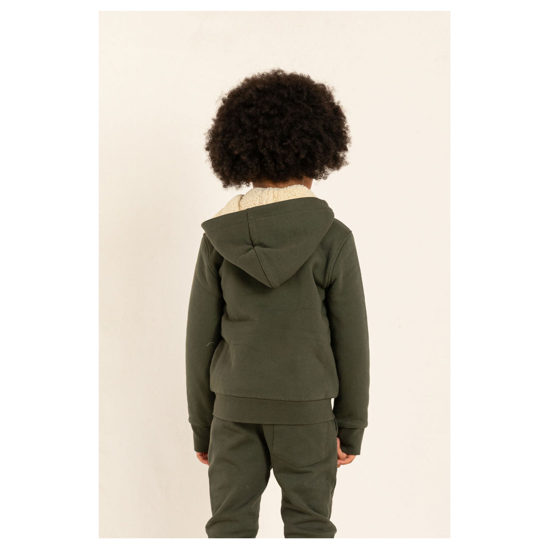 Finger in the Nose Hooper Dark Khaki Reversible Zipped Hoodie