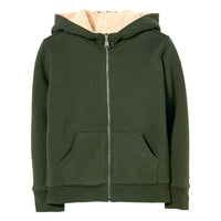 Finger in the Nose Hooper Dark Khaki Reversible Zipped Hoodie