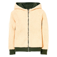 Finger in the Nose Dark Khaki Reversible Zipped Hoodie