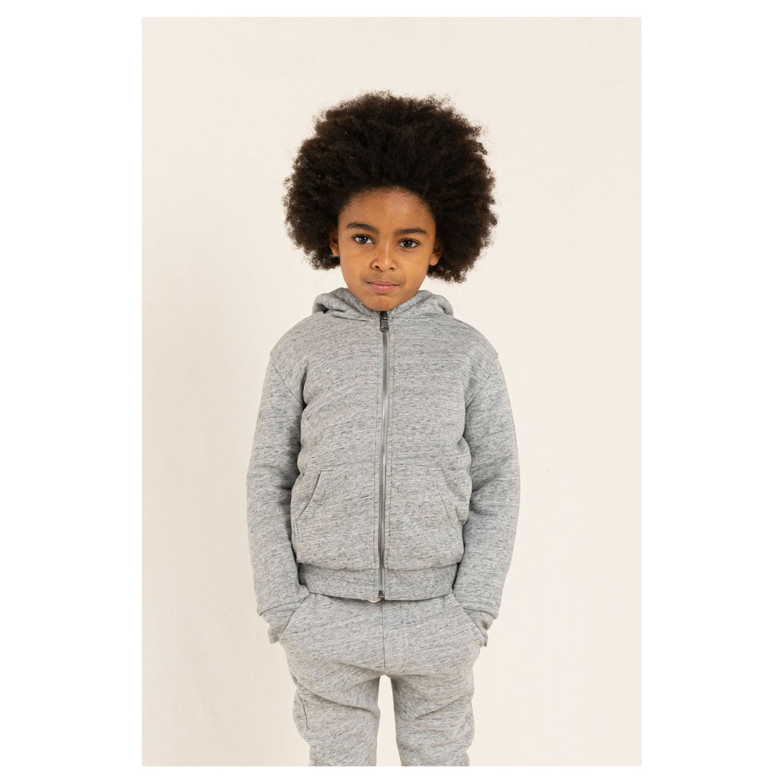 Finger in the Nose Hooper Heather Grey Reversible Zipped Hoodie