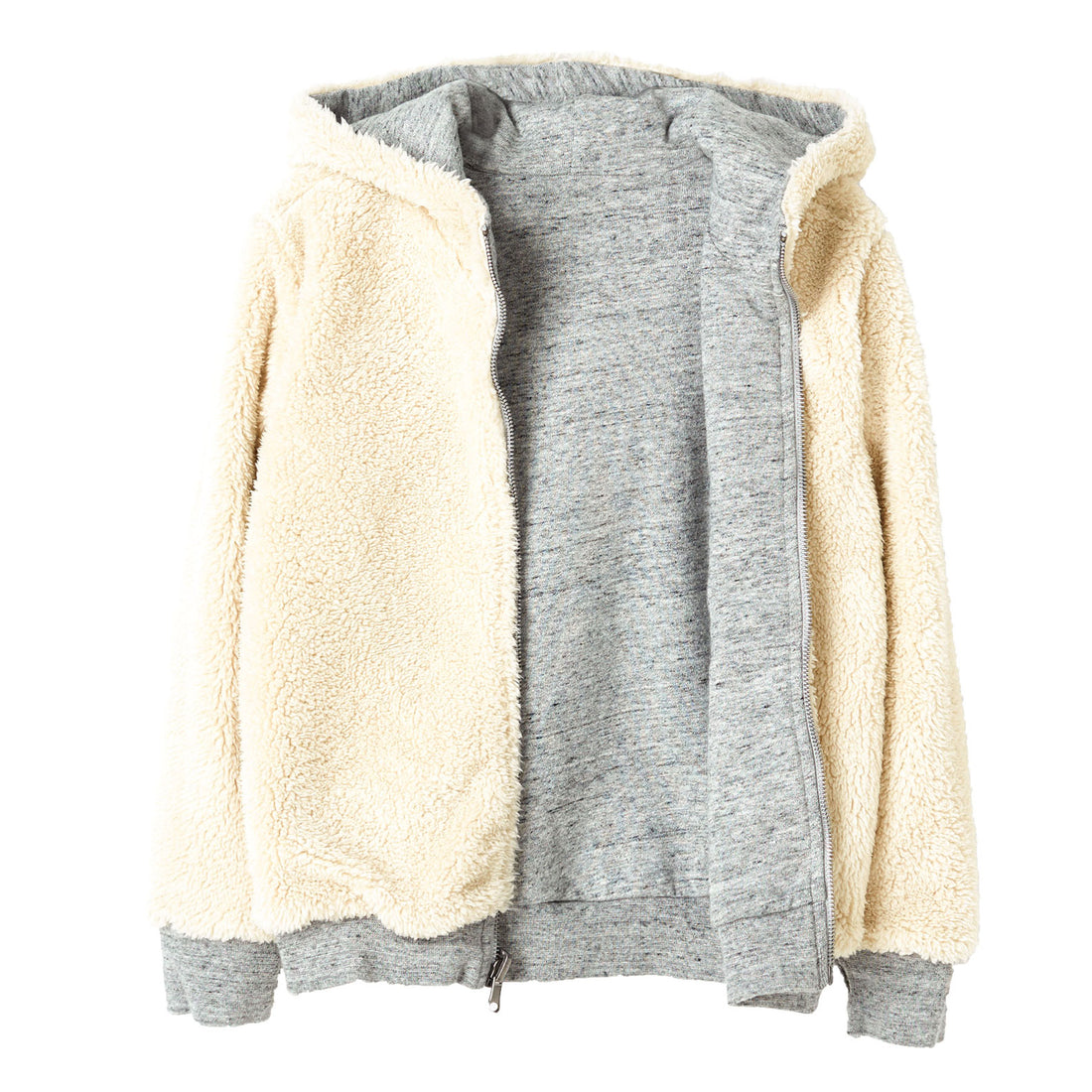 Finger in the Nose Heather Grey Reversible Zipped Hoodie