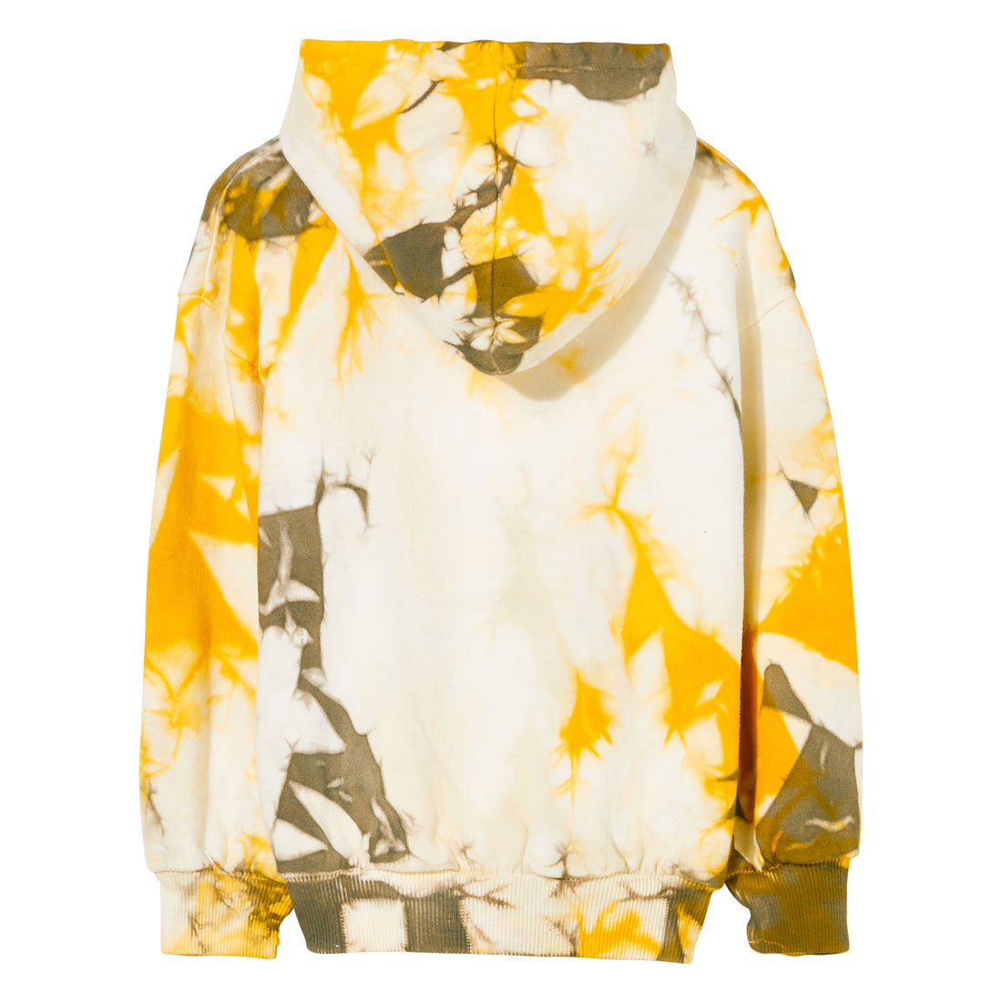 Finger in the Nose Warm Yellow Tie Dye Hooded Sweater