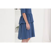 Ava and Lu Marine Peplum Shirtdress