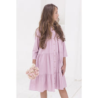 A4 Mauve Tiered Dress