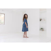 Ava and Lu Marine Peplum Shirtdress