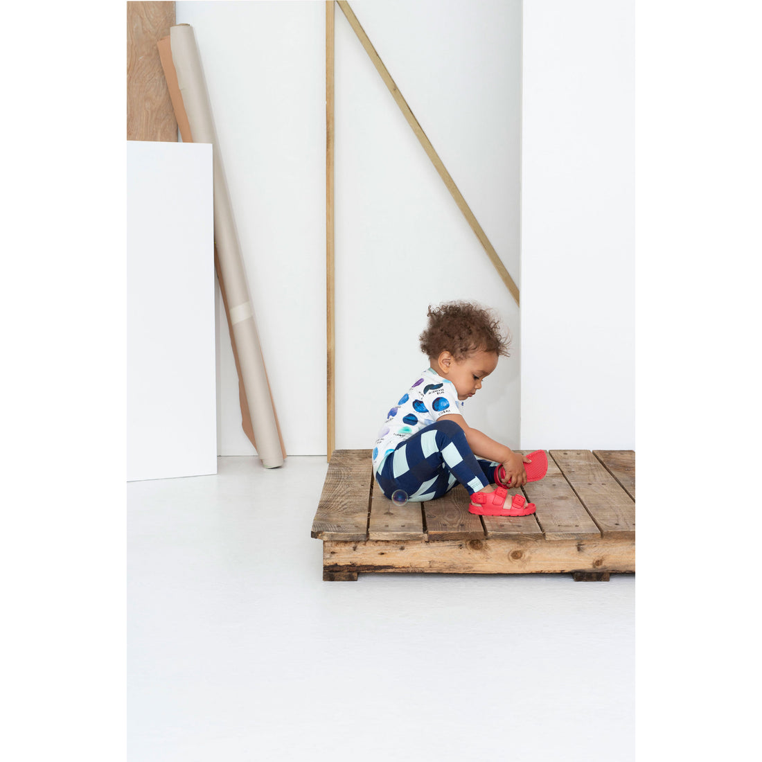 Beau Loves Pallet Dots Baby Tee