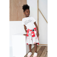 Beau Loves White All you Need Rib Collar Tee