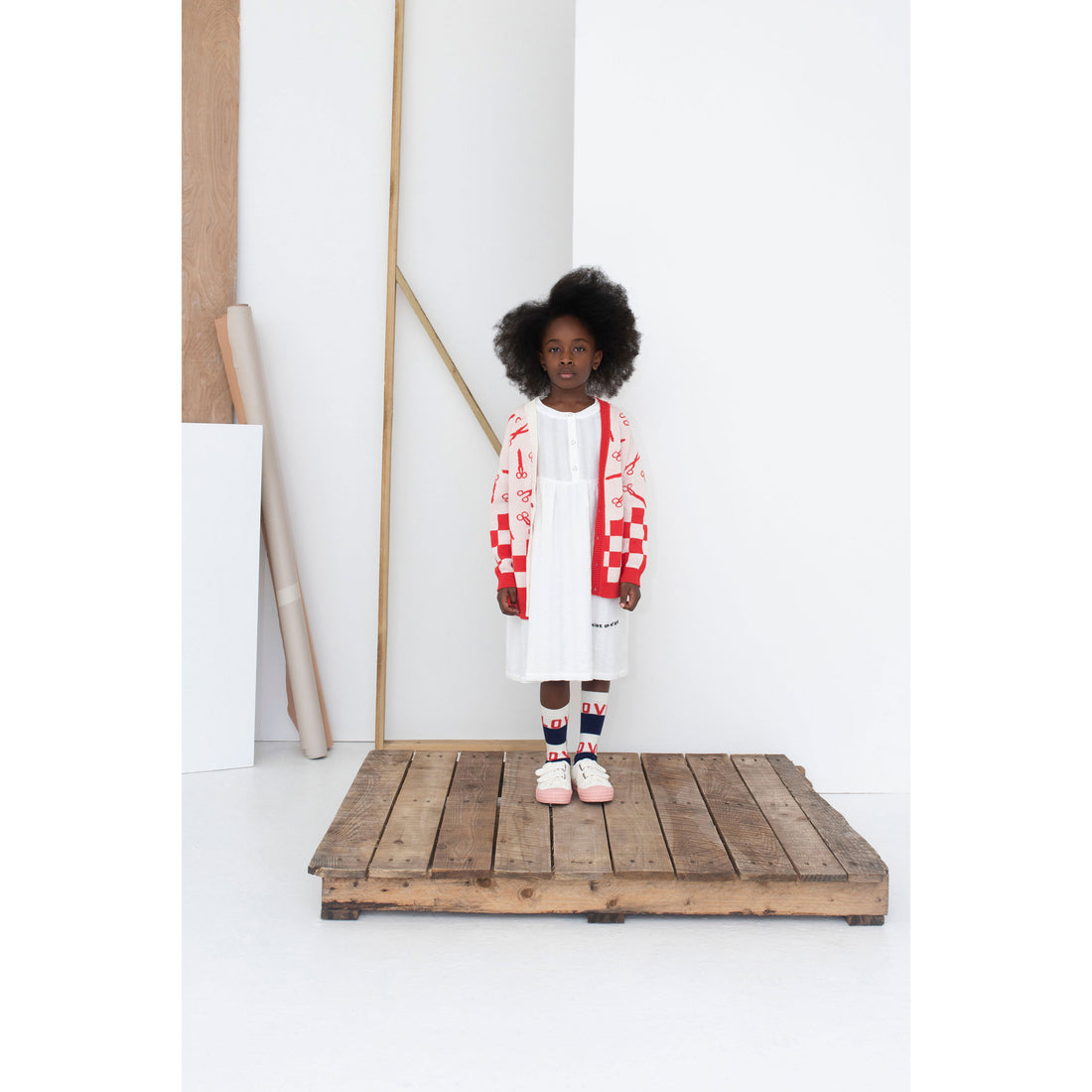 Beau Loves White Sunshine Oversized Smock Dress