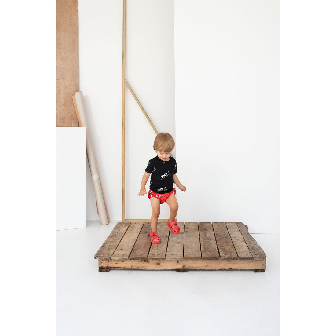 Beau Loves Red Draw Culotte