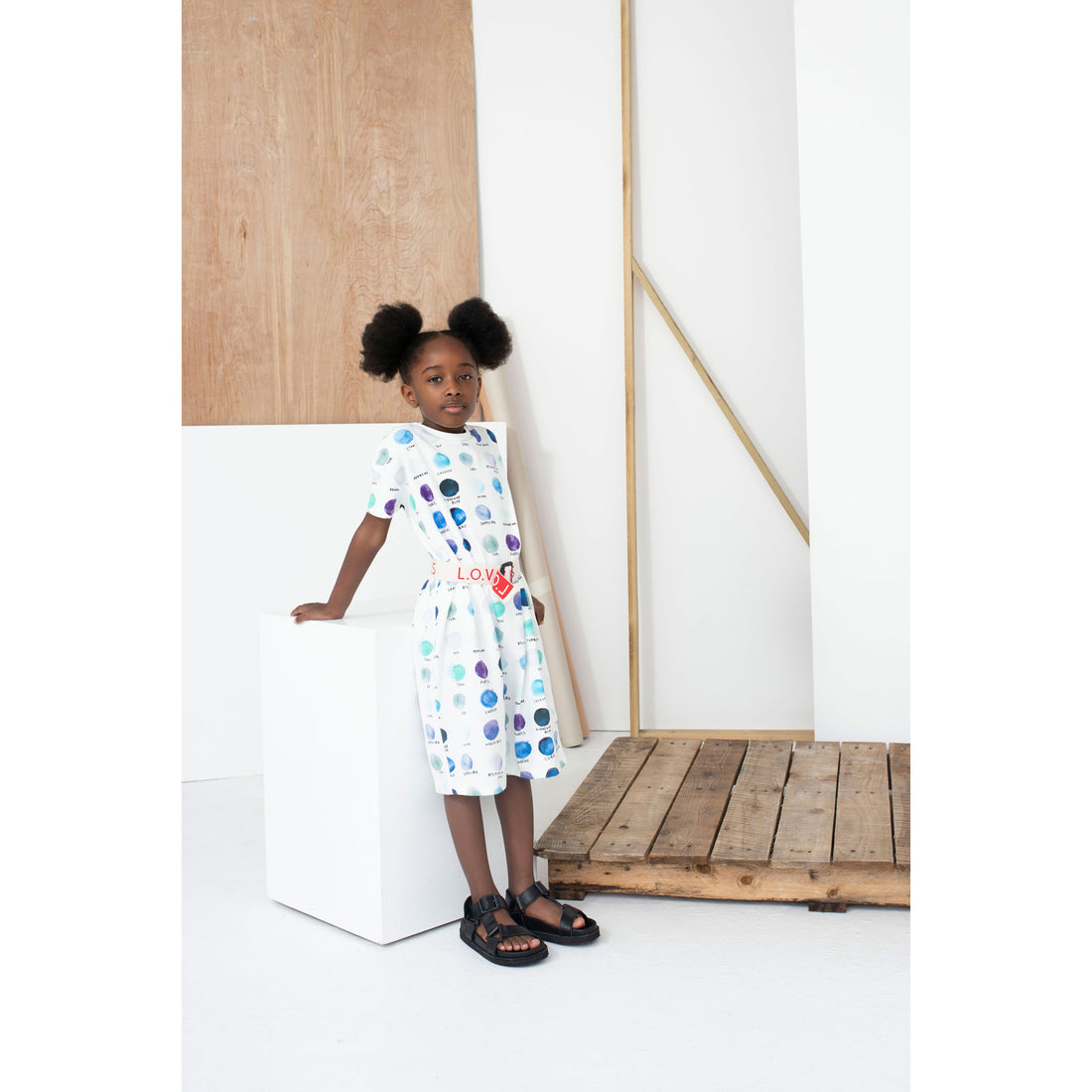Beau Loves Pallet Dots T-shirt Dress