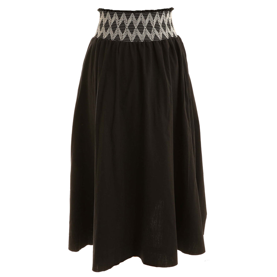 HEV Black Elasticated Waistband Skirt