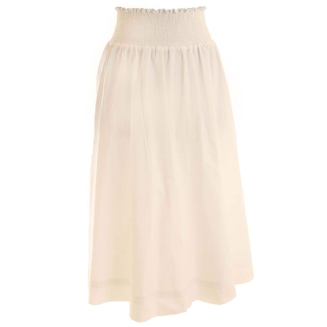 HEV White Elasticated Waistband Skirt