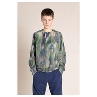 Finger in the Nose Hubert Wood Cream Tie &amp; Dye Loose Sweater