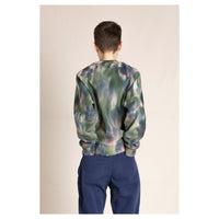 Finger in the Nose Hubert Wood Cream Tie &amp; Dye Loose Sweater